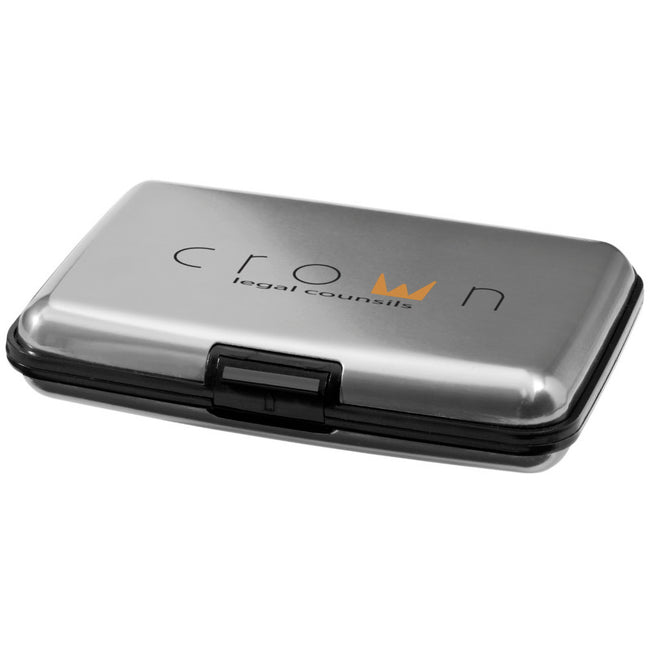 Silver - Side - Bullet Granada Hardcase Card Holder
