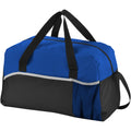 Solid Black-Royal Blue - Front - Bullet The Energy Duffel Bag