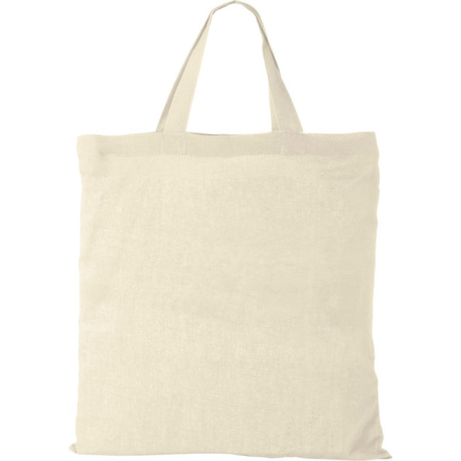 Natural - Front - Bullet Virginia Cotton Tote