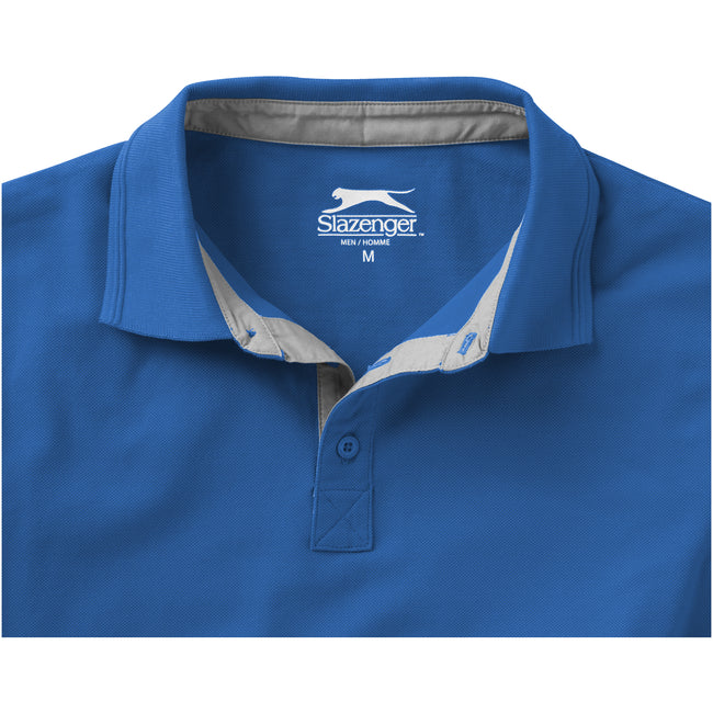 Sky Blue - Side - Slazenger Mens Hacker Short Sleeve Polo
