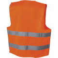 Orange - Back - Bullet Professional Safety Vest