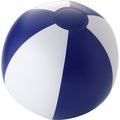 Blue-White - Back - Bullet Palma Solid Beach Ball