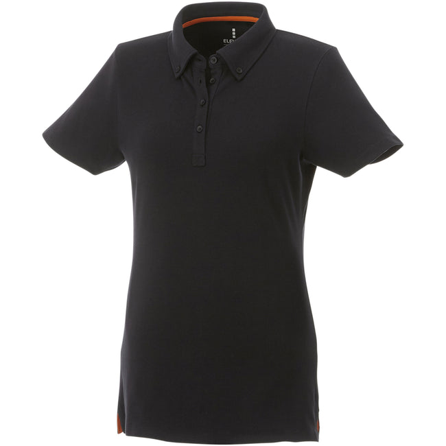 Black - Front - Elevate Womens-Ladies Atkinson Polo
