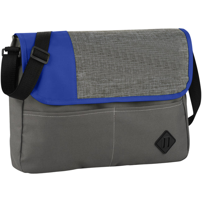 Grey-Royal Blue - Back - Bullet Offset Convention Messenger (Pack of 2)