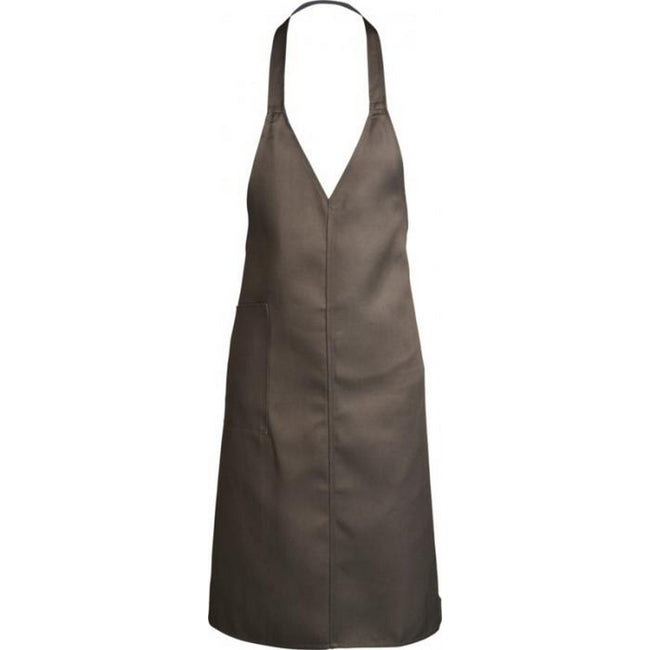 Grey - Front - Bullet Verona V Neck Apron