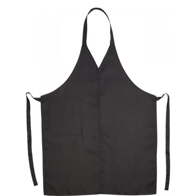 Grey - Back - Bullet Verona V Neck Apron
