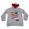 Light Grey Marl - Side - Super Wings Toddler Boys Jerome Donnie And Jett Character Hoodie
