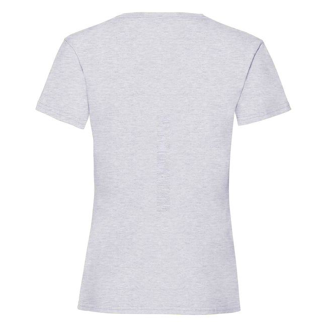 Grey Heather - Back - Star Wars Girls Don´t Mess Princess Leia T-Shirt