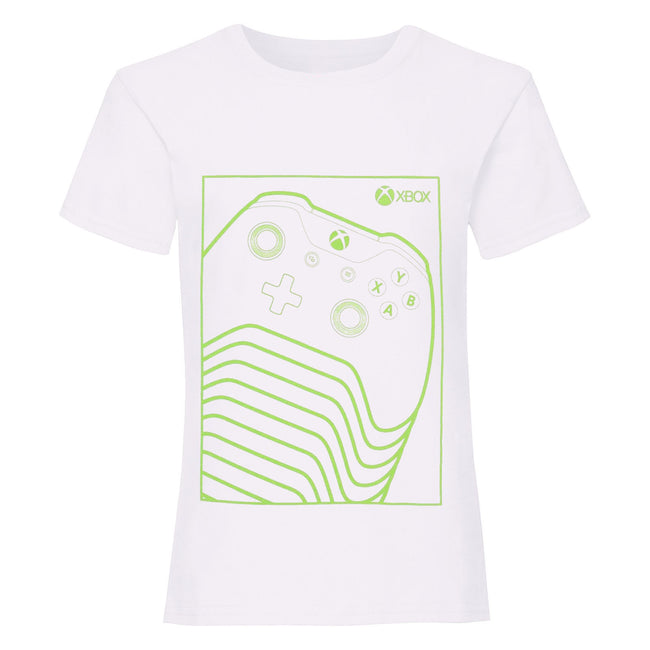 White - Front - Xbox Girls Controller T-Shirt