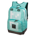 Blue - Front - Minecraft Official Childrens - Kids Diamond Armour Large School Backpack
