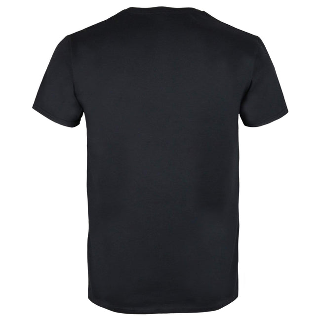 Black - Back - Ghostbusters Mens Ecto-1 Neon T-Shirt
