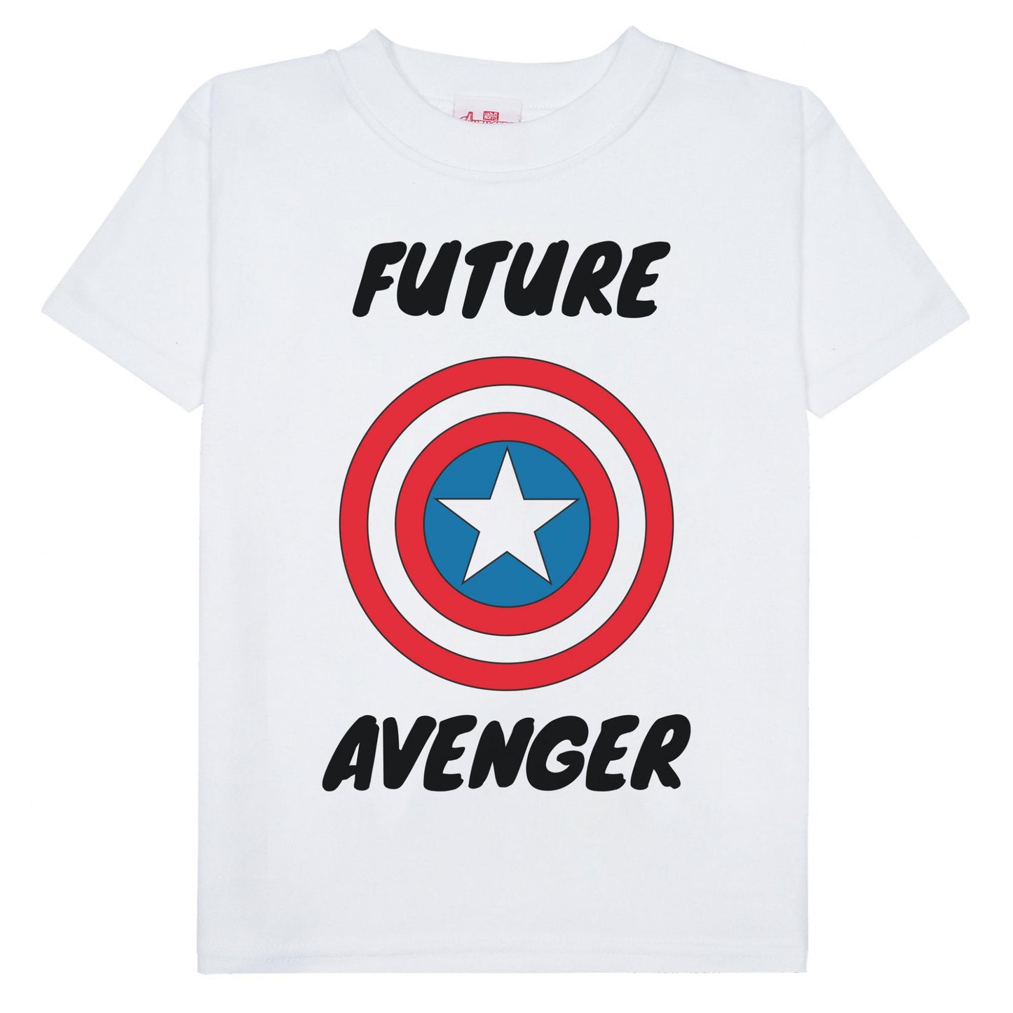 White - Side - Avengers Assemble Girls Future Avenger T-Shirt