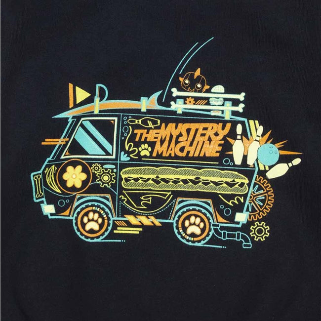 Black - Side - Scooby Doo Boys The Mystery Machine Sweatshirt