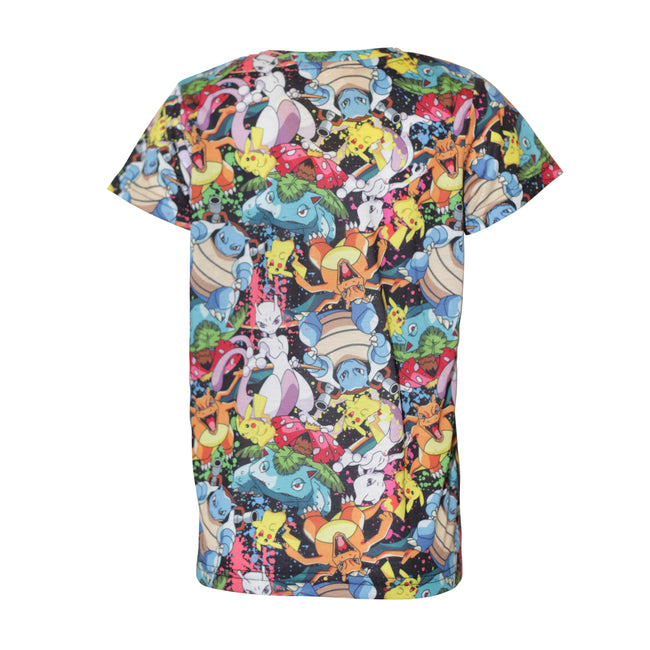 Multicoloured - Side - Pokemon Boys Sublimated All-Over Print T-Shirt