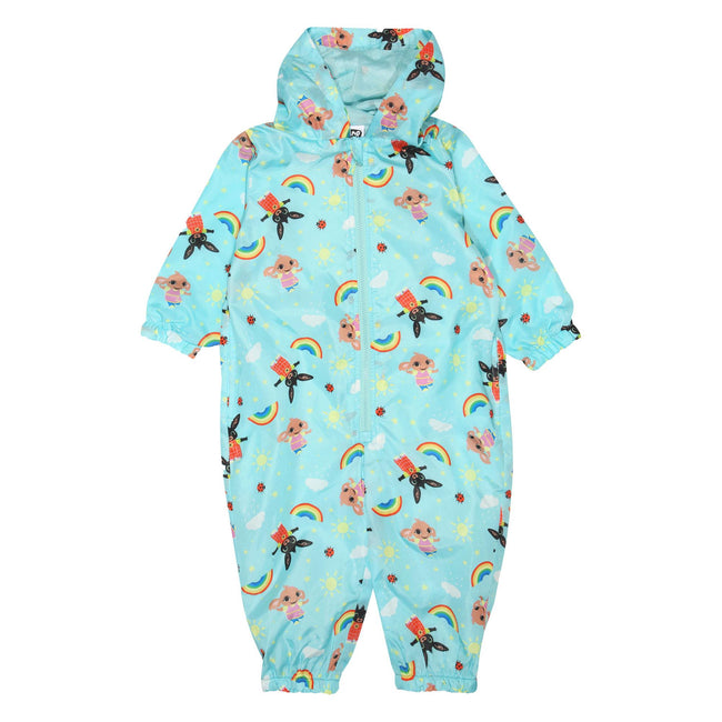 Blue - Front - Bing Boys Characters AOP Puddle Suit