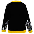 Black-Yellow-White - Back - Aladdin Mens Jafar Cobra Head Knitted Jumper