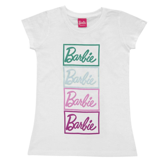 White - Side - Barbie Girls Logo T-Shirt