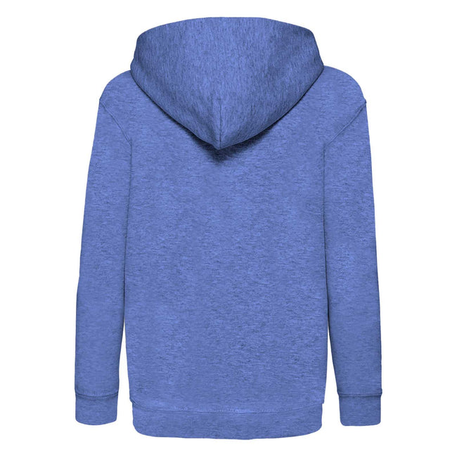 Royal Blue Heather - Back - Fortnite Boys Logo Hoodie