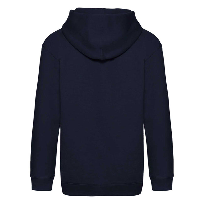 Navy - Back - Marvel Mens The Winter Soldier Emblem Hoodie