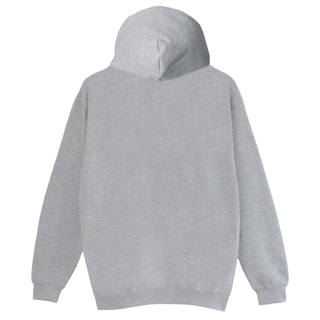 Heather Grey - Back - Fortnite Mens Logo Hoodie