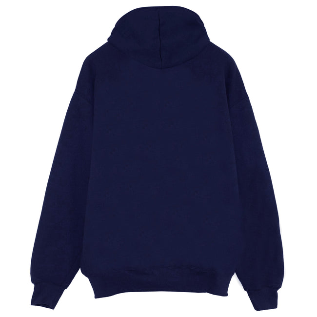 Navy - Back - Fortnite Mens Logo Hoodie