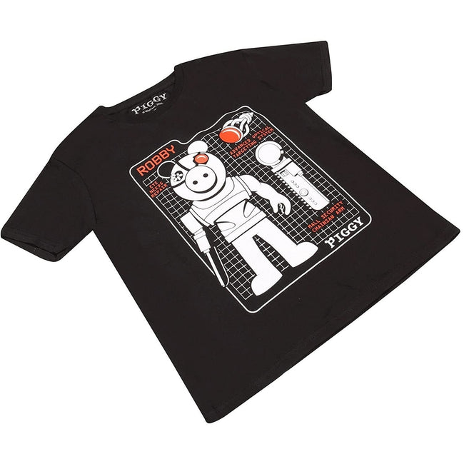 Black - Lifestyle - Piggy Boys Tech Specs Robby T-Shirt