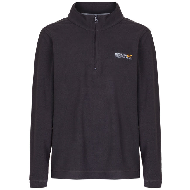 Seal Grey - Front - Regatta Great Outdoors Childrens-Kids Hot Shot II Half Zip Fleece Top