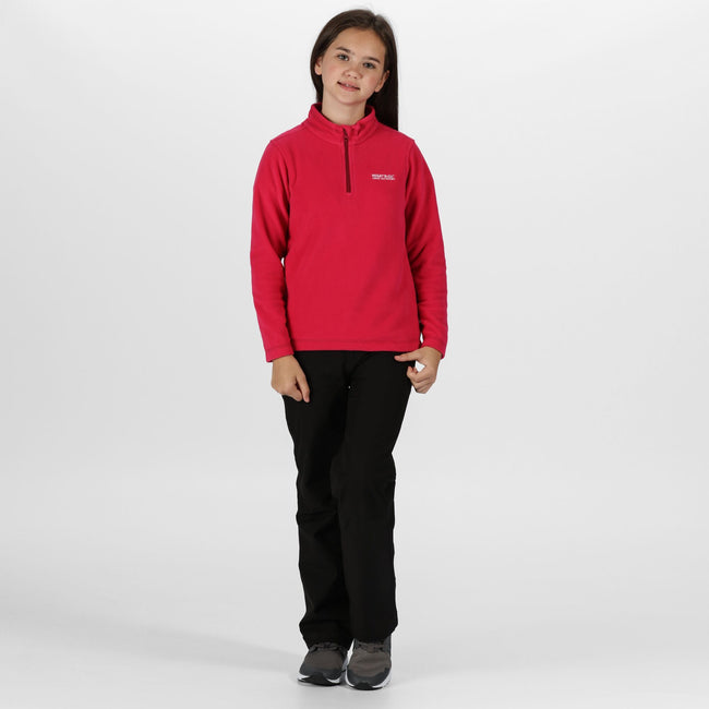 Duchess - Side - Regatta Great Outdoors Childrens-Kids Hot Shot II Half Zip Fleece Top