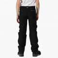 Black - Back - Regatta Great Outdoors Childrens-Kids Dayhike II Stretch Trousers