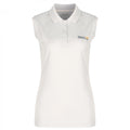 White - Front - Regatta Great Outdoors Womens-Ladies Tima Sleeveless Polo Vest