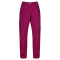Beetroot - Front - Regatta Great Outdoors Womens-Ladies Chaska Zip Off Trousers