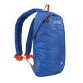 Oxford Blue-Orange Blaze - Front - Regatta Unisex Adults Marler 10 Litre Hardwearing Reflective Padded Backpack Bag