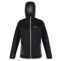 Black - Front - Regatta Womens-Ladies Tarvos III Hooded Softshell Jacket