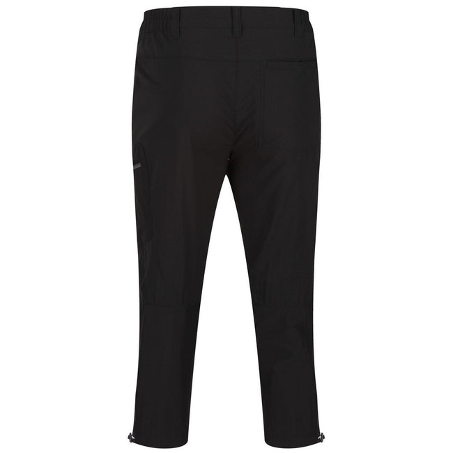 Black - Pack Shot - Regatta Mens Highton Capri Trousers
