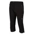 Black - Close up - Regatta Mens Highton Capri Trousers