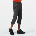 Magnet Grey - Back - Regatta Mens Highton Capri Trousers