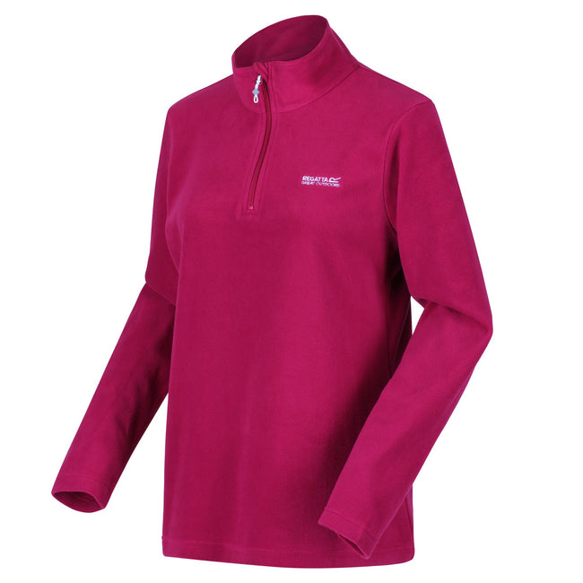 Dark Cerise - Side - Regatta Womens-Ladies Fleece Top