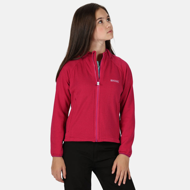 Duchess Pink - Back - Regatta Childrens-Kids Highton Lite Midlayer
