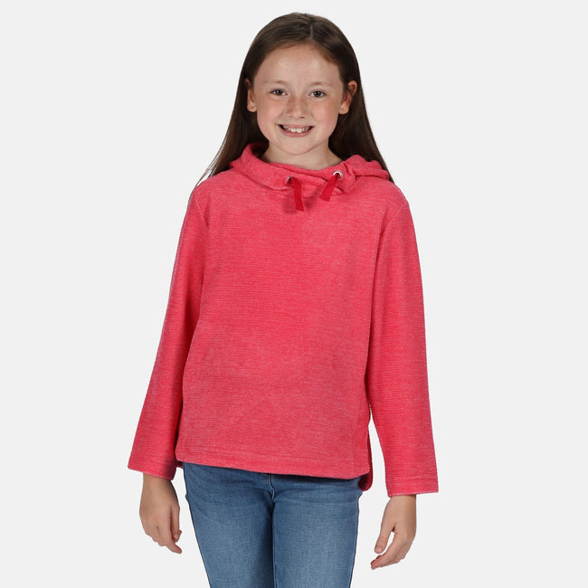 Duchess Pink - Back - Regatta Childrens-Kids Kalina Hooded Fleece Hoodie