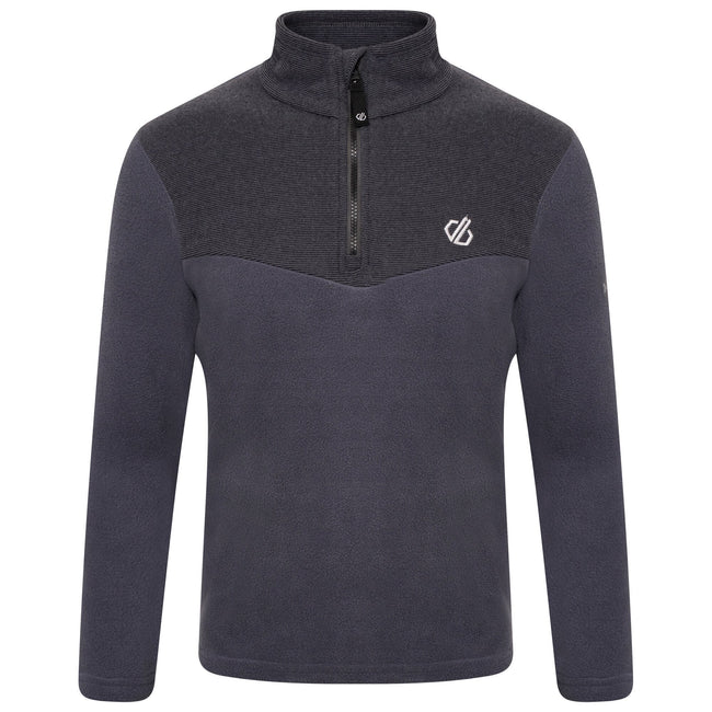 Dark Storm Grey - Front - Regatta Boys Joyous Half Zip Fleece Top