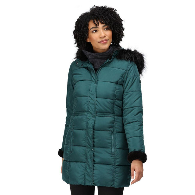 Evergreen - Back - Regatta Womens-Ladies Della Insulated Parka