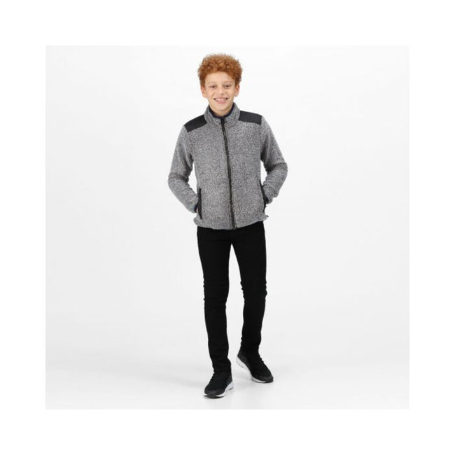 Dark Khaki - Back - Regatta Childrens-Kids Mykelti Full Zip Fleece Jacket