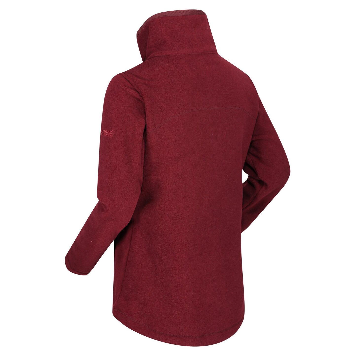 Claret Red - Close up - Regatta Womens-Ladies Fayona Full Zip Fleece Jacket