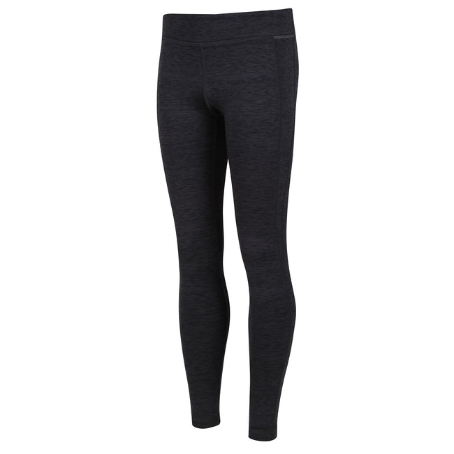 Seal Grey Marl - Close up - Regatta Childrens-Kids Barlia Winter Leggings