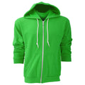 Green Apple - Front - Anvil Mens Full Zip Hooded Sweat - Hoodie