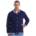 Oxford Navy - Side - Awdis Adults Unisex College Varsity Jacket