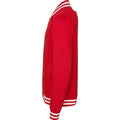 Fire Red - Side - Awdis Adults Unisex College Varsity Jacket