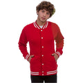 Fire Red - Lifestyle - Awdis Adults Unisex College Varsity Jacket