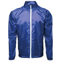 Sky- White - Side - 2786 Mens Contrast Lightweight Windcheater Shower Proof Jacket