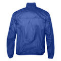 Royal- White - Front - 2786 Mens Contrast Lightweight Windcheater Shower Proof Jacket